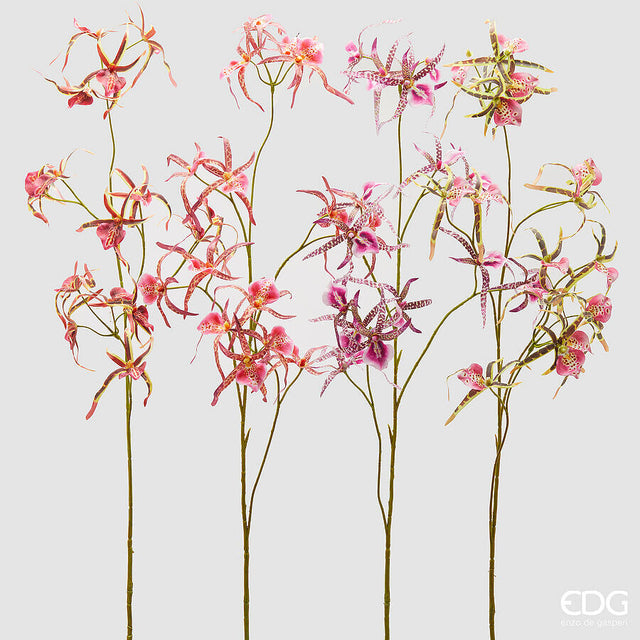 edg enzo de gasperi ramo orchidea caladenia artificiale h 110 cm ass pink mix 1 pz ean 8059824500854