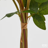 edg enzo de gasperi edg enzo de gasperi mazzo rosa con foglie h 40 cm bouquet 10 fiori yellow green ean 8059824530981