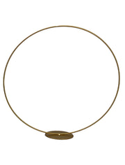 Vimin Box Cerchio Oro su Pedistallo D 25 Cm