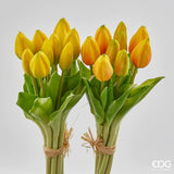 edg enzo de gasperi edg enzo de gasperi bouquet tulipani 9 boccioli h 29 cm artificiali ass giallo 1 pz ean 8056372687044