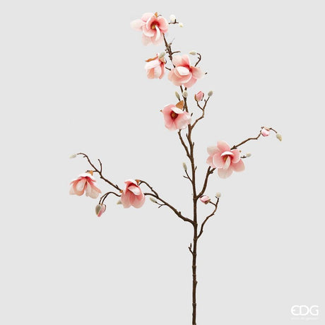 edg enzo de gasperi ramo magnolia stellata artificiale h 120 cm pink ean 8059824005953