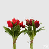 edg enzo de gasperi bouquet 5 tulipani olis h 28 cm red assortiti 1 pz ean 8059824237224