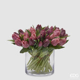 EDG Enzo De Gasperi Bouquet 5 Tulipani Olis Ass. H 28 Cm Mauve 1 Pz