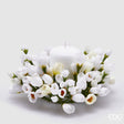 edg enzo de gasperi edg enzo de gasperi portacandela corona crocus mix d 21 cm int 8 cm bianco ean 8056372130854