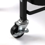 Versa Carrello Pieghevole in Metallo Nero