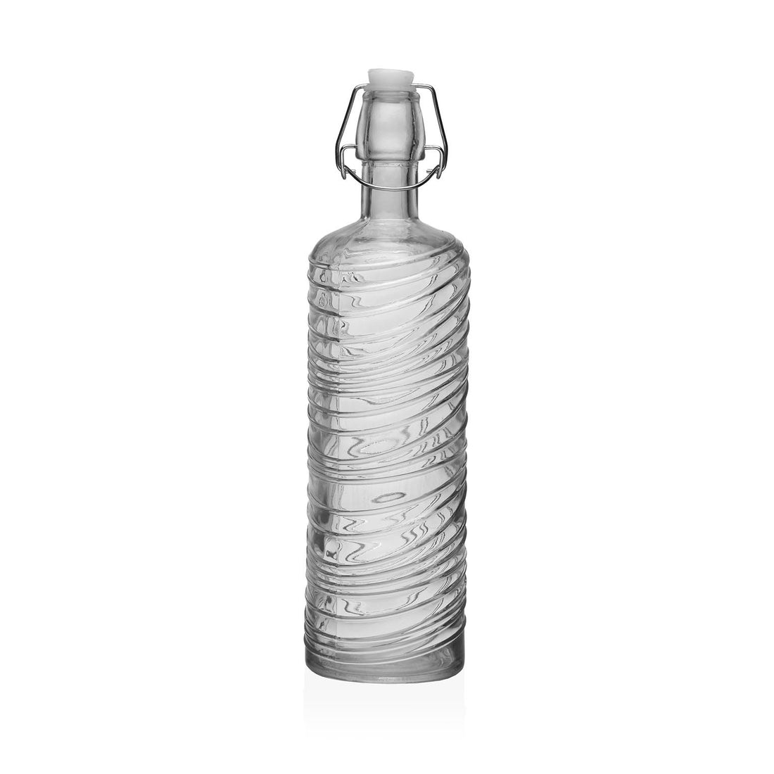 Versa Bottiglia Vetro D 8,2 Cm H 30,6 Cm 1.000 Ml Trasparente