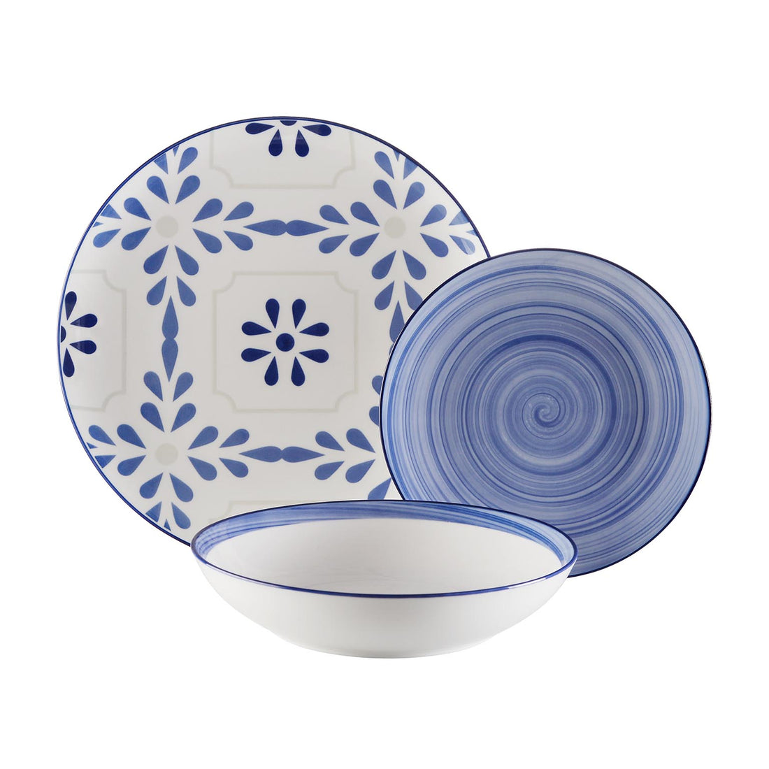 Versa Home Servizio 18 Pezzi Azzurro