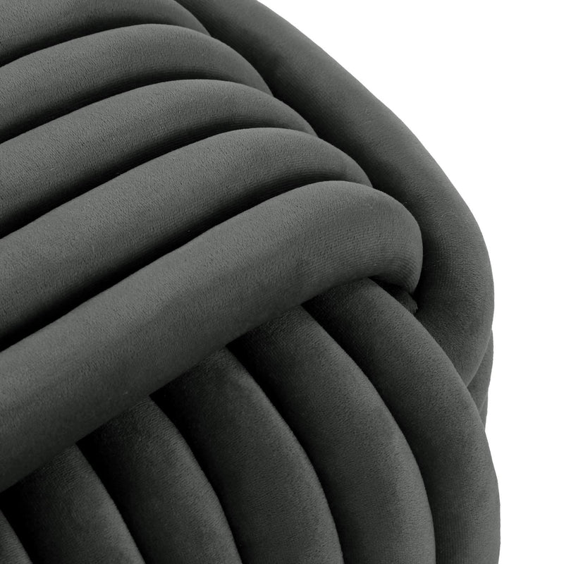 Versa Pouf Quadrato Grigio Scuro