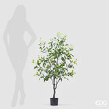 edg enzo de gasperi edg enzo de gasperi ficus beniamino con vaso artificiale h 130 cm green ean 8059824369543