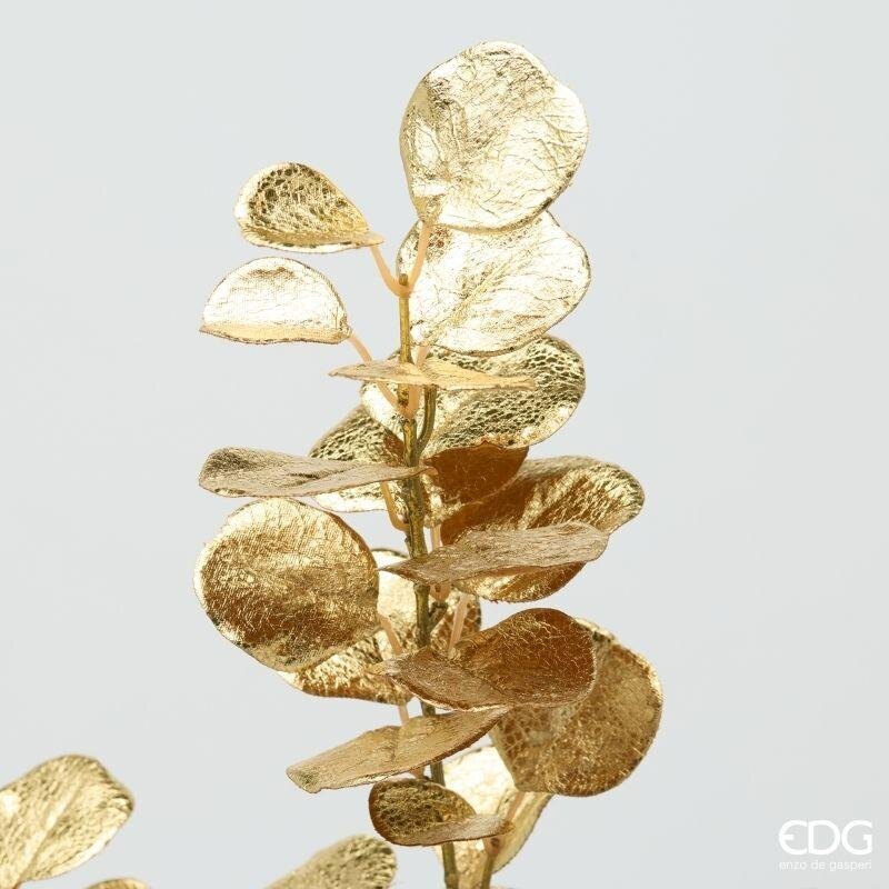 EDG Enzo De Gasperi Ramo Eucalipto Gold H83 cm – Decorazione Natalizia