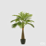 edg enzo de gasperi edg enzo de gasperi palma areca chic con vaso artificiale h 120 cm light green ean 8056372380594