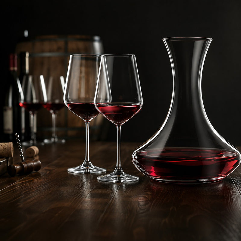 RCR Cristalleria Italiana Universum - U55 Set da 6 Calici Vino in Cristallo