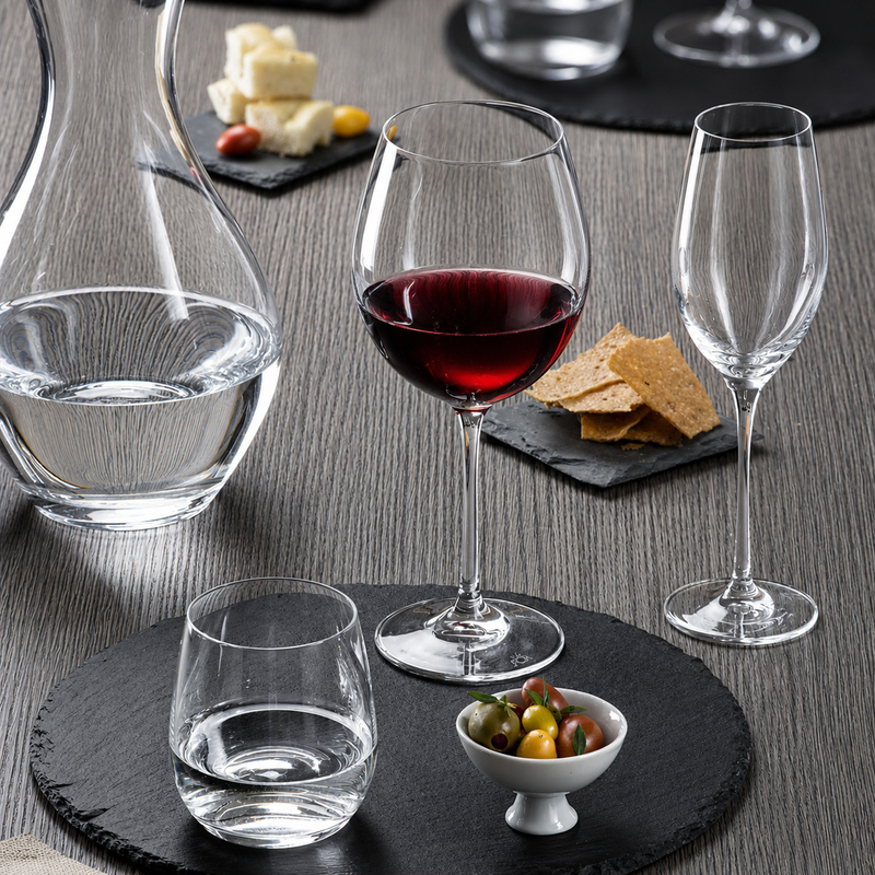 RCR Cristalleria Italiana Invino - I65 Vini Rossi - Set da 6 Calici Vino in Vetro