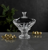 RCR Cristalleria Italiana Oasis - Scatola Candy Box con Piede e Coperchio H 180 mm