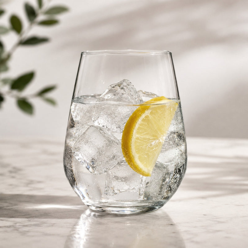 RCR Cristalleria Italiana Universum - U43 - Set da 6 Bicchieri Acqua in Vetro