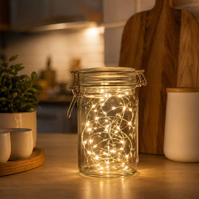 Bonturi Casa MINILUCI di Natale 10mt 100L RICARICABIL