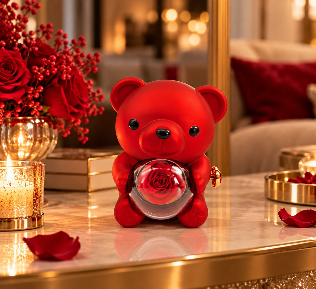 Bonturi Casa Home Decoration Teddy Bear Piccolo Red – Orsetto Decorativo di Natale