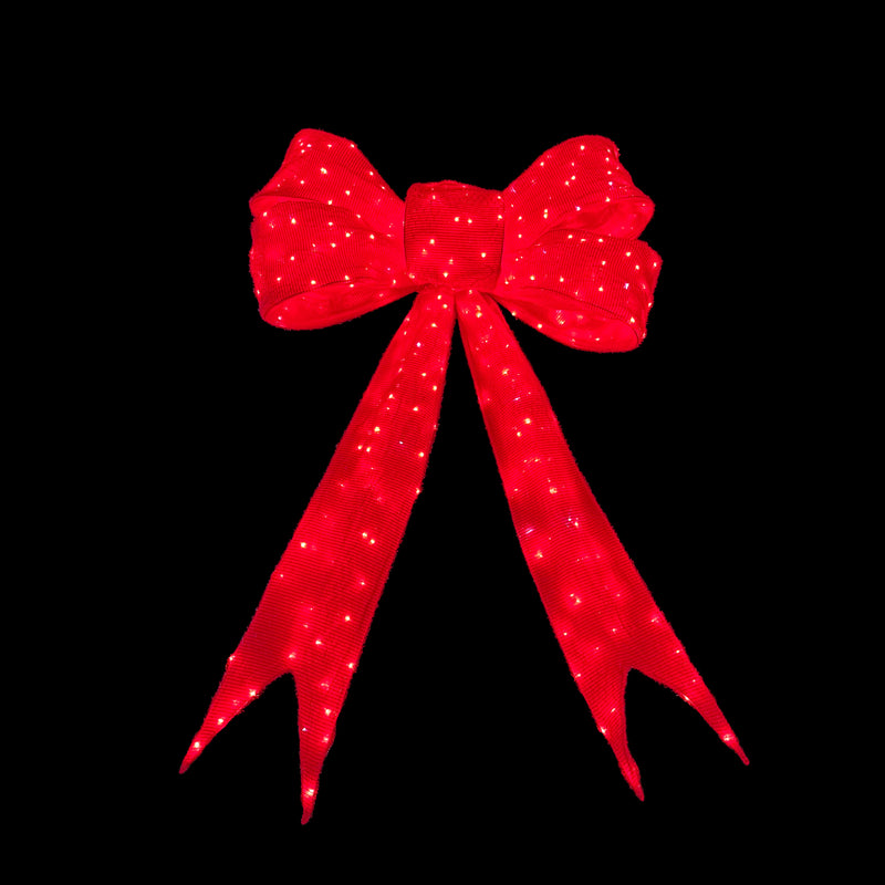 Bonturi Casa Fiocco Rosso Led Natale 160cm  216 LED IP 44