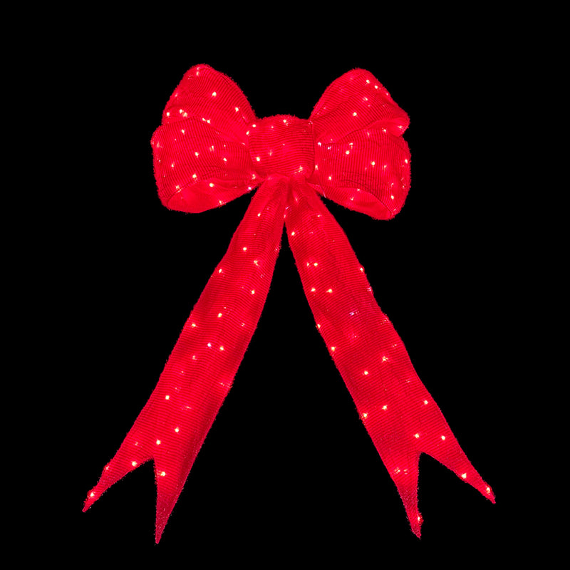 Bonturi Casa Fiocco Rosso Led Natale 210cm  368 LED IP 44