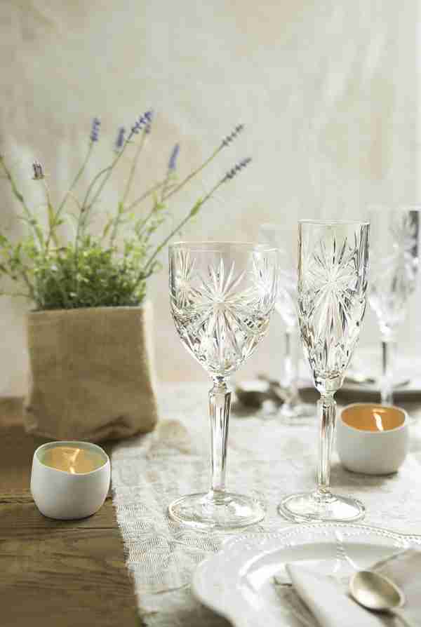 RCR Cristalleria Italiana Oasis - 2 - Set da 6 Calici Acqua in Cristallo