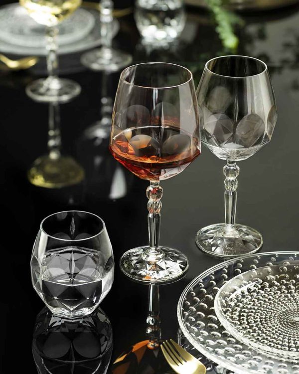 RCR Cristalleria Italiana Alkemist - 2 - Set da 6 Calici Vino in Vetro
