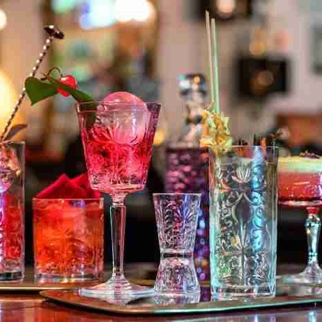 RCR Cristalleria Italiana Tattoo HB - Set da 6 Bicchieri Long Drink in Vetro