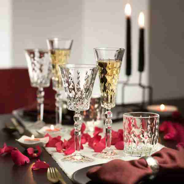 RCR Cristalleria Italiana Marilyn - 2 - Set da 6 Calici Vino in Cristallo
