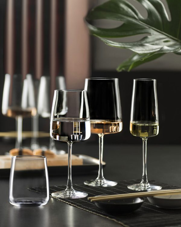 RCR Cristalleria Italiana Essential - E65 - Set da 6 Calici Vino in Vetro