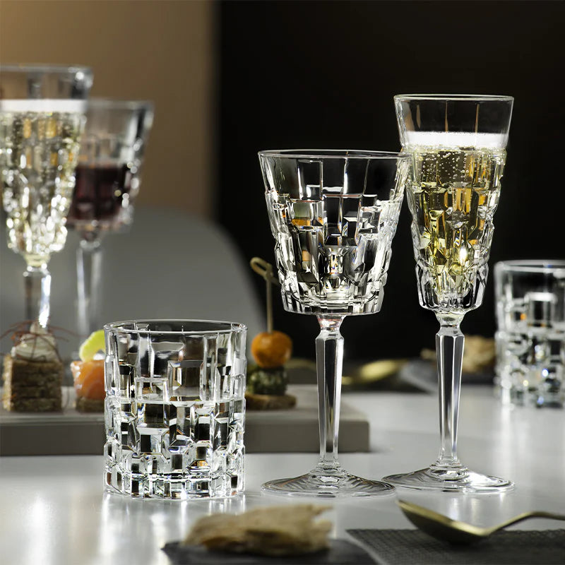 RCR Cristalleria Italiana Etna - 2 - Set da 6 Calici Vino in Vetro