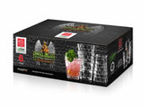 RCR Cristalleria Italiana Stack - DOF - Set da 6 Bicchieri in Vetro