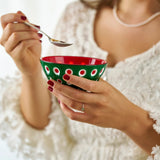 guzzini guzzini set 2 ciotoline le murrine in san d 125 cm zafferano bianco verde ninfea ean 8008392403456