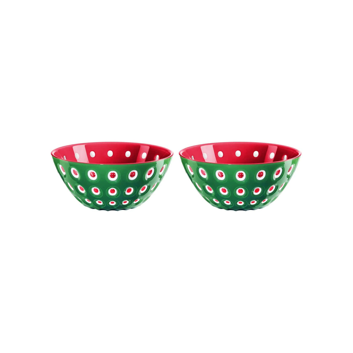 guzzini guzzini set 2 ciotoline le murrine in san d 125 cm smeraldo bianco rosso ean 8008392392453