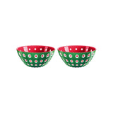 guzzini guzzini set 2 ciotoline le murrine in san d 125 cm smeraldo bianco rosso ean 8008392392453