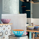 guzzini guzzini contenitore le murrine in san d 20 cm azzurro arancio ean 8008392301080