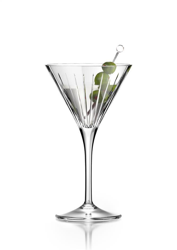 RCR Cristalleria Italiana Timeless - Set da 6 Calici Martini in Vetro