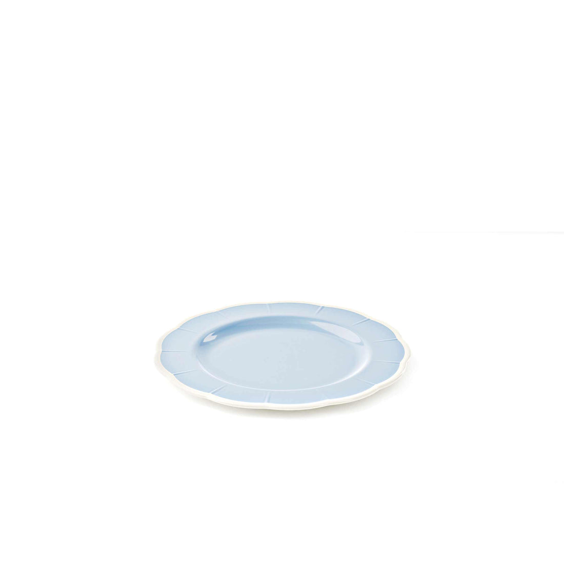 GUZZINI Piatto Piano Melamina Flora D 28 Cm Table Decor Celeste Polvere