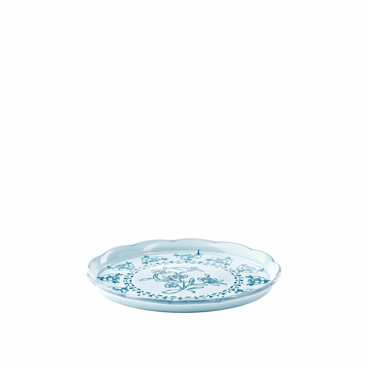 guzzini guzzini vassoio tondo piccolo melamina josephine d 315 cm table decor celeste polvere ean 8008392399032