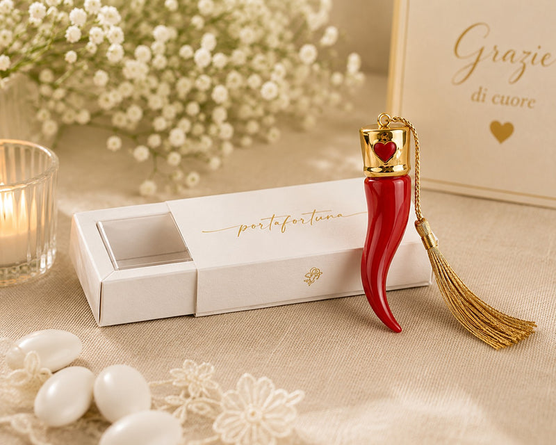 Cupido&Co. Cornetto con Nappa H 110 Mm Rosso Oro