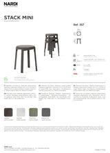 nardi nardi sgabello stack mini cactus
