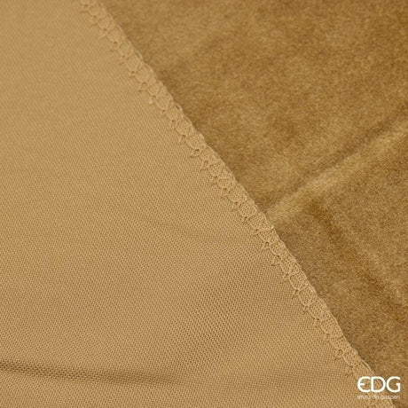 EDG Enzo De Gasperi Tessuto Decorativo Velvet Brown Rotolo 35x200 cm – Decorazione di Natale