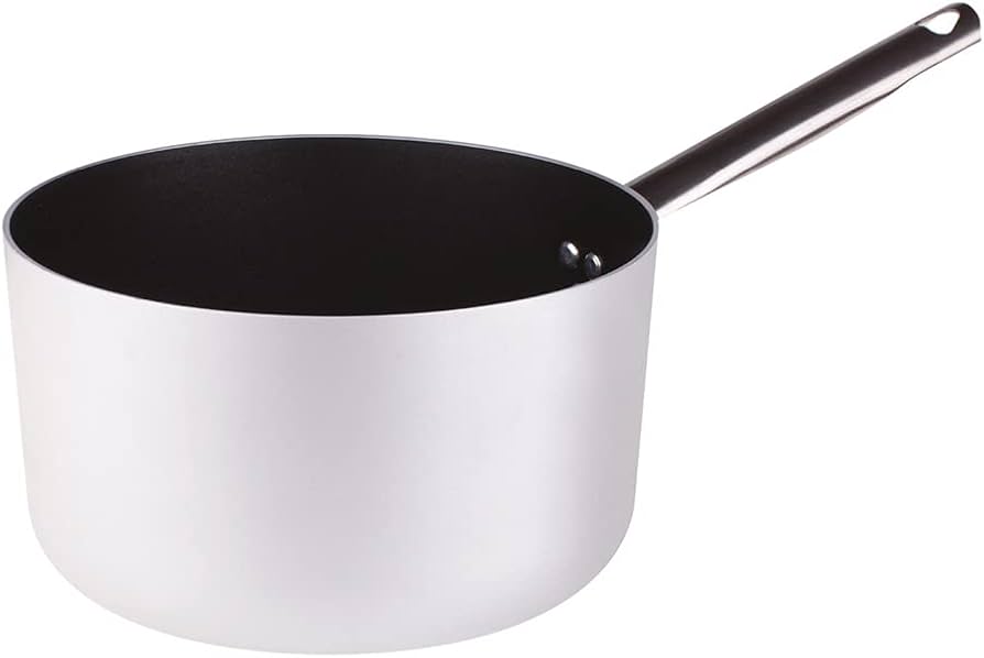 AGNELLI Casseruola Alta 1 Manico Alluminio Antiaderente D 20 cm