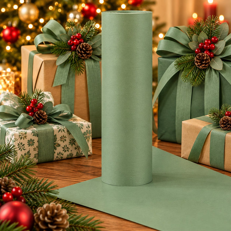 Piovaccari Chic Velvet Roll Mint 48x180 cm – Runner da Tavola in Velluto Verde Menta Elegante per Decorazioni e Arredo Casa