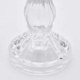 Crystal Sinuoso Candle Holder H 22 Cm D 10 Cm Natural