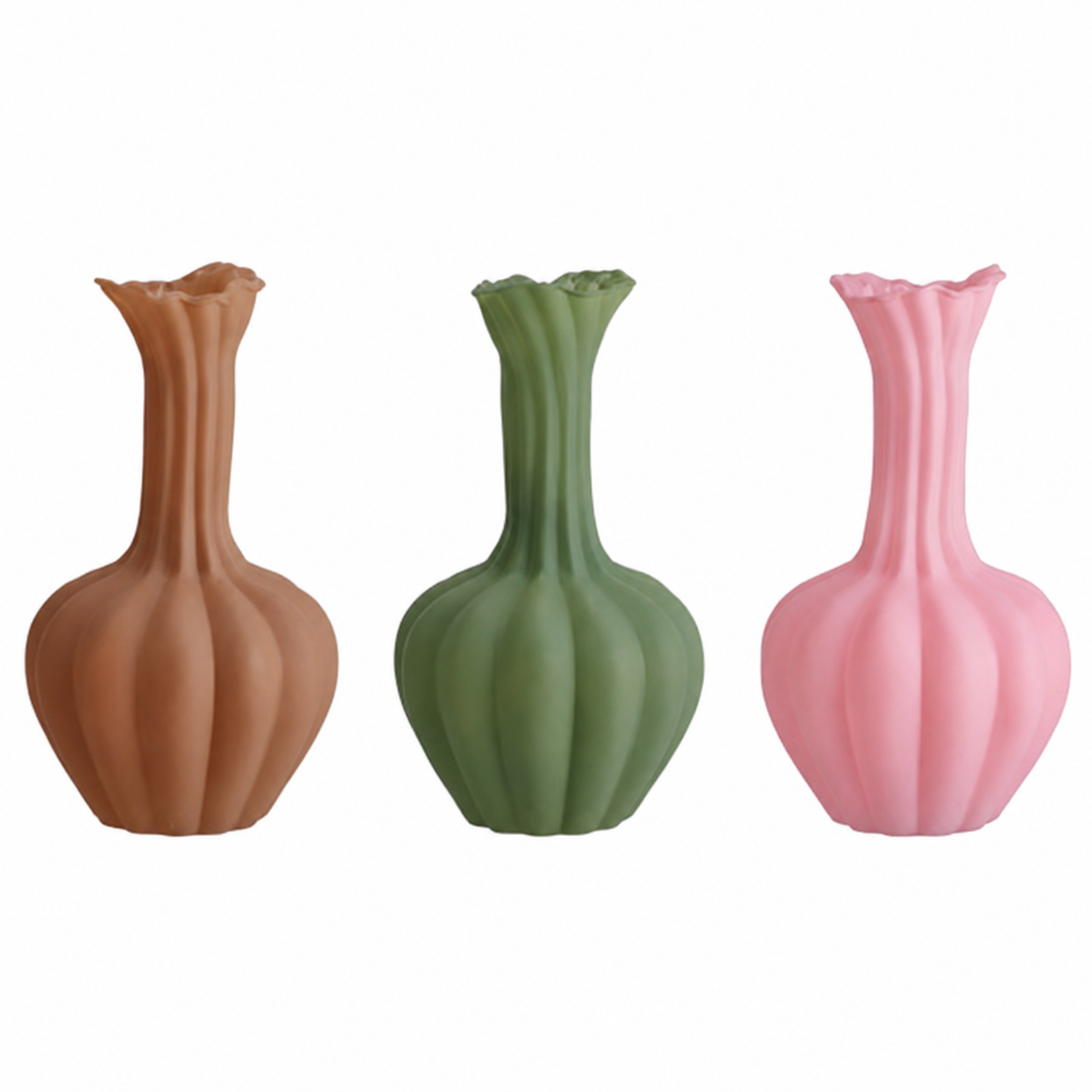 Ad Trend Vaso Decorativo in Vetro Ø 17 x H 32 cm – Vaso per Fiori e Arredo Casa, Modelli Assortiti 1 Pz