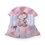Creazioni per Enzo Sacchetto Bomboniera Baby Letterina Rosa 14x13 cm Portaconfetti Cf 10 pz