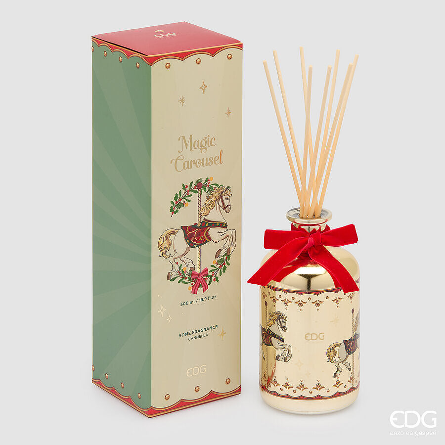 EDG Enzo De Gasperi Profumatore Bottiglia Cinnamon 500 ml H18 Ø10 cm – Profumo per Ambiente