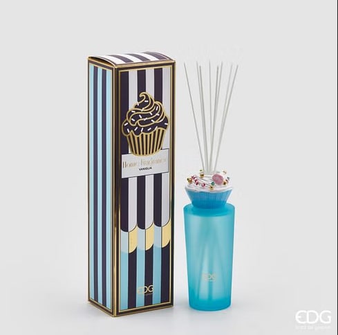 EDG Enzo De Gasperi Profumatore Bottiglia 430ml Cupcake H21 Vaniglia