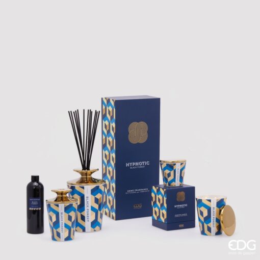 EDG Enzo De Gasperi Profumatore Bottiglia Hypnotic 900ml+BastonciniH19 C3 Black Forest