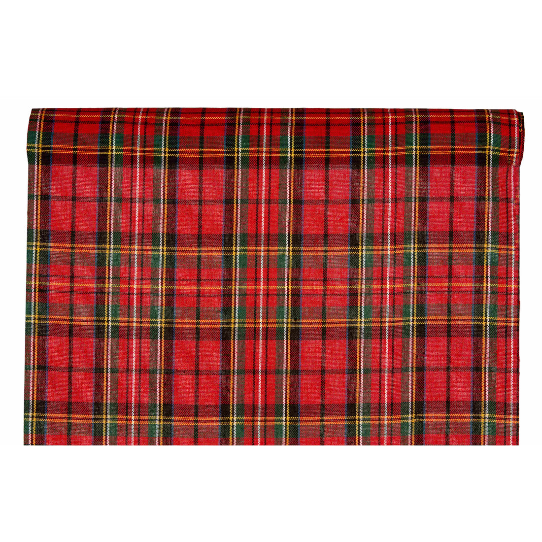 Piovaccari Runner Aberdeen Rosso 28 cm x 2,5 m – Runner Decorativo Natalizio per Tavola, Centrotavola e Addobbi di Natale