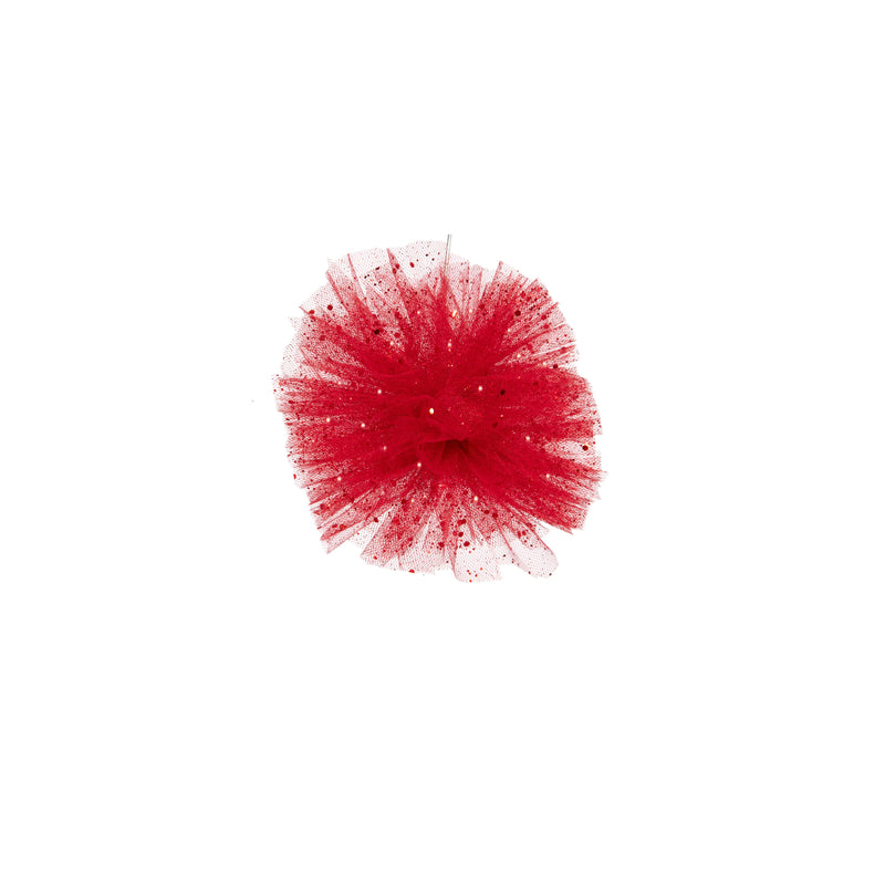 Piovaccari Pon Pon Rosso Ø16 cm – Decorazione Natalizia per Albero di Natale, Addobbi, Feste e Allestimenti Decorativi